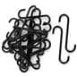 Black iron s hooks with 25 pieces per pack