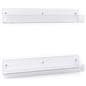 4 inch tall acrylic wall shelves