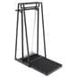 Garment display rack with matte black finish