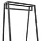 Retail clothes rack with 21 by 53 inches of hanging space 