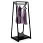Retail clothes rack measures 62 inches tall 