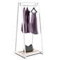Retail clothes rack with glossy finish 