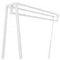Retail clothes rack with 48 inch wide hang bar 