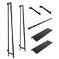 Wall mount a-frame outrigger ships flat for customer to assemble