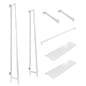 Wall mount a-frame outrigger requires assembly
