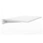 Gondola shelf features rigid steel construction