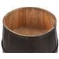 Wooden display barrel with 7 inch interior depth