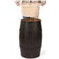 Food grade cedar barrel with removable plastic liner