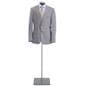Male mannequin body with height adjustable stand