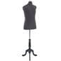 Male mannequin body with height adjustable stand