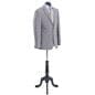 Male mannequin body with tripod wood base