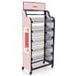 Custom bakery rack signage for BAKCRT6NBK includes 3 full color printing areas 