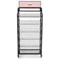 Custom bakery rack signage for BAKCRT6NBK includes contour cut graphics with matte finish 