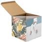 Custom corrugated display cube with high-quality UV printing