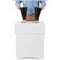 Retail flower display stands with two removable plastic buckets