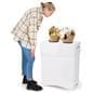 Retail flower display stands with overall height of 30.5 inches