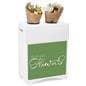 Commercial flower display stands with green stock graphic