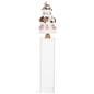 Tall acrylic display pedestal riser with max weight capacity of 35 pounds