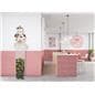 Tall acrylic display pedestal riser with floor standing design