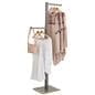 Boutique clothing rack with max weight capacity of 26lbs