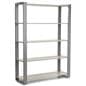 Modern retail display shelving with open frame design
