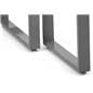 Modern nesting tables with adjustable foot levels