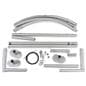 Semicircle changing room kit disassembled 