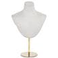Jewelry bust stand with rubber feet