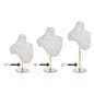 Jewelry bust stand height can be adjusted 