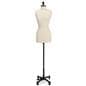 Professional female dress form with floor standing placement style 