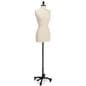 Professional female dress form with matte black finish 