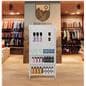 Gondola shelving unit in retail shop