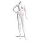 Headless female mannequins in matte white