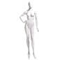 Female full body mannequin in matte white