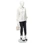 Abstract female mannequin with recyclable ABS plastic construction 