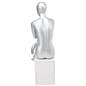 Abstract seated female mannequin with modern design 