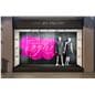 Female full body mannequins in storefront window