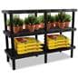 Greenhouse 3-tier plant shelf with an overall height of 48 inches