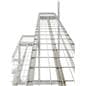 Steel nursery plant rack with indoor and outdoor capabilities