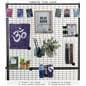 Gridwall t-shirt display with rounded edges