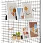 acrylic gridwall shelving with rounded edge design 