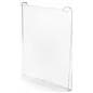 Gridwall t-shirt display with dual mounting brackets 