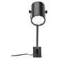 Gridwall lighting fixture with adjustable head