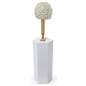 Hexagonal display pedestal with 50 pound max weight capacity