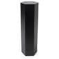 Hexagon retail pedestal with floor standing placement style