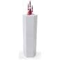 Hexagonal display pedestal with maximum weight capacity of 50 pounds