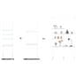 Glass shelves for SMHGSET4 cable shelving system with convenient extension