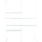 Glass shelves for SMHGSET4 cable shelving system with 8.8 pound weight capacity per shelf