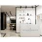 Glass shelves for SMHGSET4 cable shelving system with glass and stainless steel construction