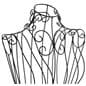 Wire dress form with 5mm gauged coil